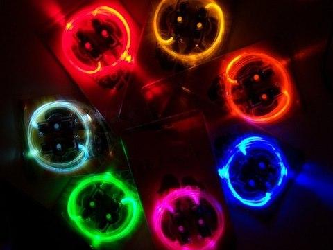 Шнурки со светодиодной подсветкой Platube (Желтый) - фото 3 - id-p70217316