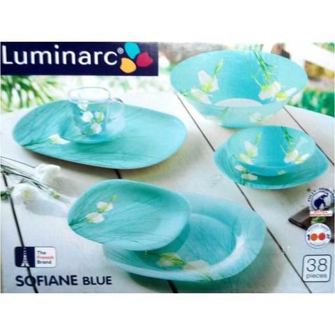 Сервиз столовый Luminarc Sofiane Blue J7880 [38 предметов] - фото 1 - id-p70217349