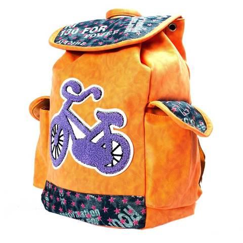 Рюкзак-сумка с аппликацией DANDANTEBU (Оранжевый) - фото 4 - id-p70217569