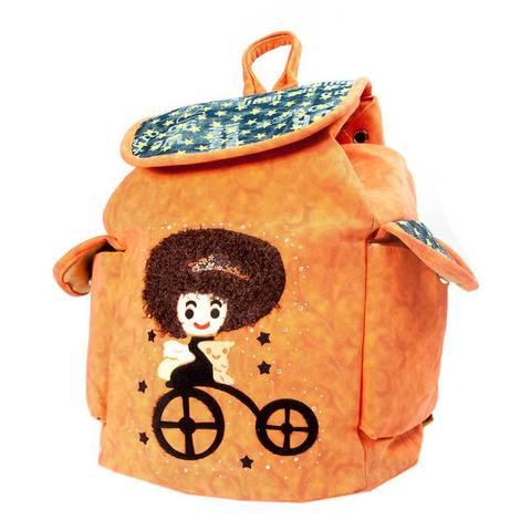 Рюкзак-сумка с аппликацией DANDANTEBU (Оранжевый) - фото 6 - id-p70217569