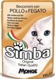 Simba кусочки для кошек с курицей и печенью, пауч 100 гр - фото 1 - id-p70224494