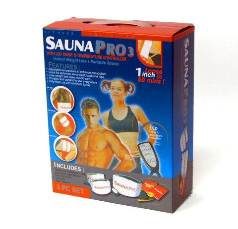 Набор поясов для похудения с термо-эффектом Sauna Pro 3 [3 в 1] - фото 3 - id-p70217720