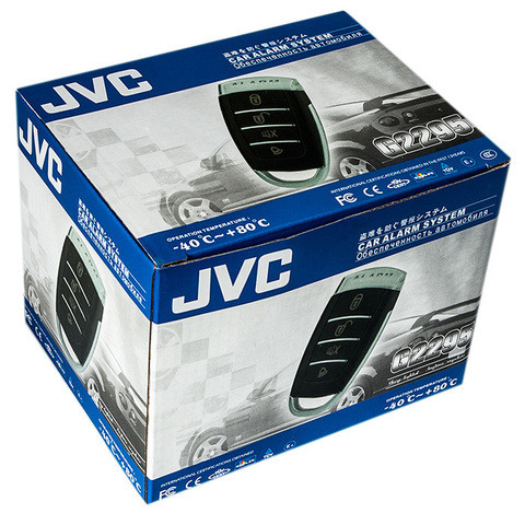 Автомобильная сигнализация JVC без обратной связи и автозапуска (G2295) - фото 2 - id-p70217738