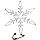 Световая фигура из дюралайта «Снежинка» (Диаметр 80 см / Синий), фото 2