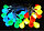 Электрогирлянда многоцветная RGB LED с плафонами, 4 метра (Сосулька), фото 4