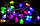 Электрогирлянда многоцветная RGB LED с плафонами, 4 метра (Сосулька), фото 6