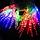 Электрогирлянда многоцветная RGB LED с плафонами, 4 метра (Шарик), фото 3