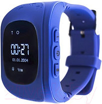 Умные часы для детей с GPS-трекером Smart Baby Watch Q50 (Синий)