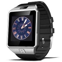 Умные часы [Smart Watch] с SIM-картой и камерой DZ09 (Серебряный с чёрным)