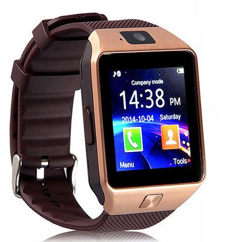 Умные часы [Smart Watch] с SIM-картой и камерой DZ09 (Серебряный с белым) - фото 7 - id-p70217864