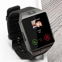 Умные часы [Smart Watch] с SIM-картой и камерой DZ09 (Титановый с черным)
