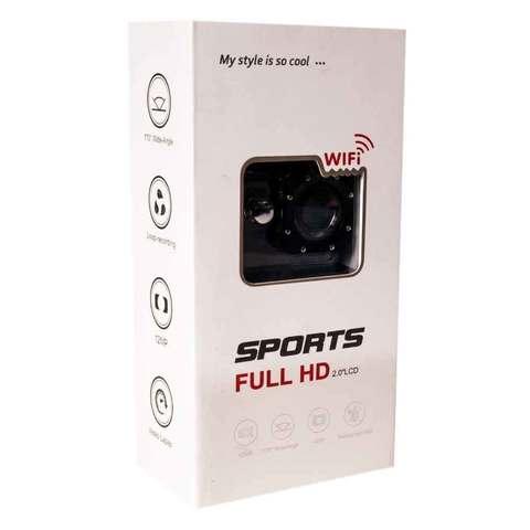 Экшен-камера SPORTS FullHD, Wi-Fi, LCD дисплей с набором аксессуаров - фото 2 - id-p70217899