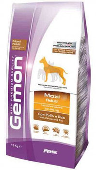 Gemon Dog Maxi Adult, сухой корм с курицей и рисом для взрослых собак, уп. 15 кг.