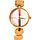 Часы наручные женские реплика GUCCI No.5412 (Розовое золото, белый циферблат), фото 4