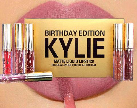 Коллекция губных помад матовых жидких KYLIE Birthday Edition [6 оттенков] - фото 2 - id-p70217953