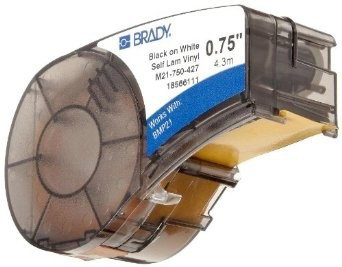 Картридж к принтеру BRADY BMP21 M21-750-427 самоламинирующиеся кабельные маркеры, 19.05 мм/4.3 м (d4 мм), фото 2