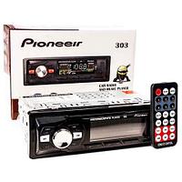 Автомагнитола с пультом управления Pioneeir [USB, MP3, AUX, RCA, FM; 4х50 Вт] (303)