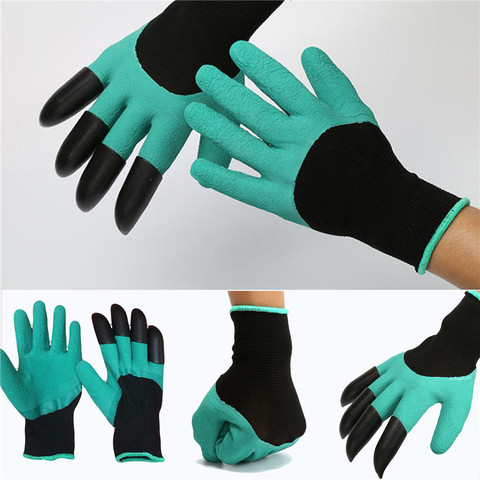 Перчатки садовые с когтями Garden Genie Gloves 4 в 1 - фото 5 - id-p70218325