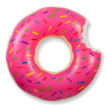 Круг надувной «Пончик» [60; 70; 80; 90; 120 см] (90 см / Розовая глазурь)