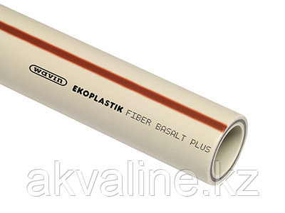 Труба FIBER BASALT PLUS Wavin Ekoplastik PPR, S 3,2 d 40*5,5 длина 4 м, цена за 1 м STRFB040TRCT