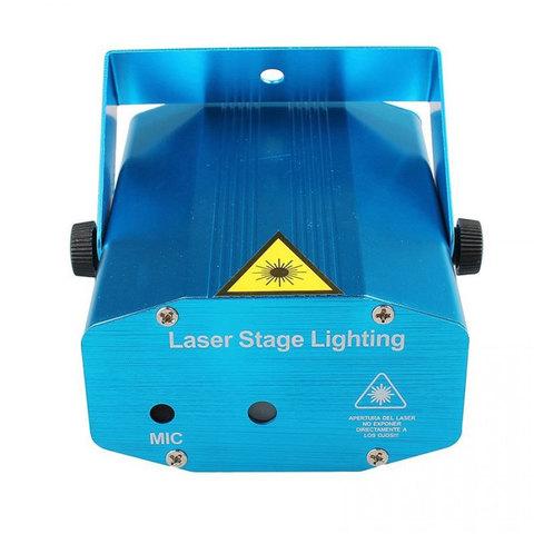 Проектор лазерный Mini Laser Stage Lighting для светомузыки - фото 2 - id-p70218937