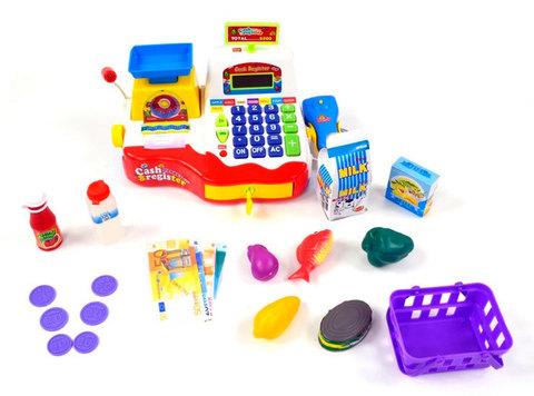Игровой набор мини-касса Play Smart с калькулятором и микрофоном - фото 3 - id-p70219070