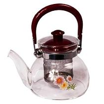 Чайник заварочный стеклянный с фильтром Tea and coffee Pot (850 мл)