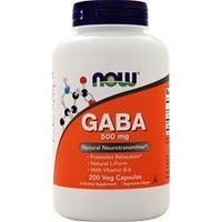 GABA 500 мг. ГАМК Гамма-аминомасляная кислота. Аналог Гаммалона. 
200 капсул.   Now Foods.