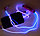 Наушники светящиеся вакуумные металлические Glowing Earphone (Белый), фото 4