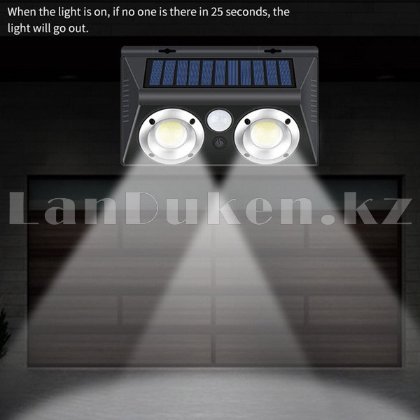 Светодиодная лампа на солнечной батарее с датчиком движения lampx2 - LF1625 (уличное освещение) - фото 6 - id-p70224624
