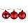 Набор елочных шаров с декоративным покрытием трех видов в тубе (Бирюзовый / 4 см), фото 3