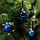 Набор елочных шаров с декоративным покрытием трех видов в тубе (Бирюзовый / 4 см), фото 5