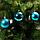 Набор елочных шаров с декоративным покрытием трех видов в тубе (Синий / 6,5 см), фото 10