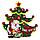 Комплект новогодних подвесок с глиттером «Праздник на пороге» [10 шт] (Новогодний подарок), фото 5