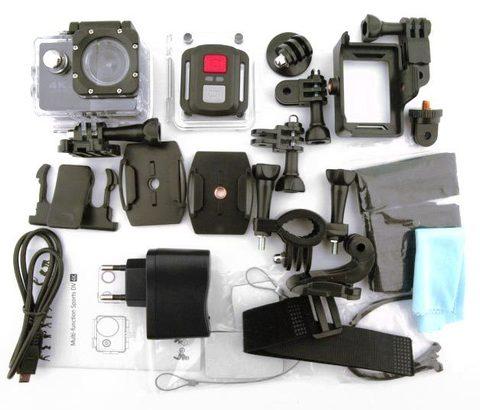 Экшен-камера H16-6R {4K UltraHD, Wi-Fi, оптическая стабилизация} с пультом-браслетом и набором аксессуаров - фото 3 - id-p70219684