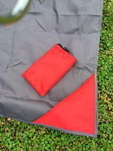 Коврик карманный для пикника или пляжа Beach Mat в чехле (2 местный / Красный) - фото 4 - id-p70219872