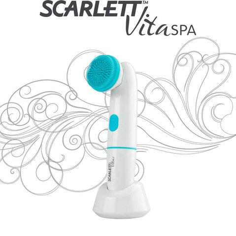 Щетка ультразвуковая по уходу за кожей лица Scarlett VitaSPA SC-CA301F05 - фото 1 - id-p70220034