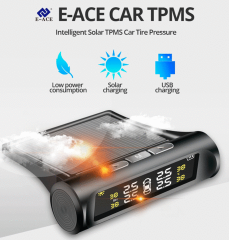 Система контроля давления в шинах E-ACE TPMS беспроводная (Внешняя) - фото 2 - id-p70220217
