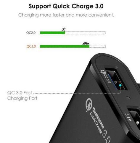 Зарядное устройство Quick Charge 3.0 для передних и задних пассажиров автомобиля [4 USB порта] - фото 4 - id-p70220219