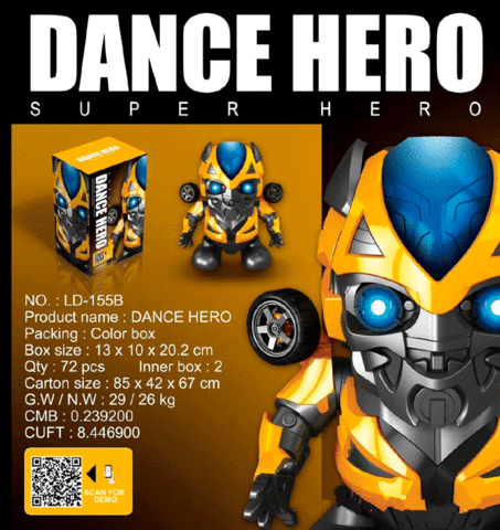 Танцующий интерактивный робот DANCE HERO (Человек-паук) - фото 5 - id-p70220228