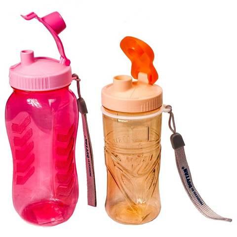 Бутылка питьевая для воды с поилкой MATSU [350, 500, 1000 мл] (Розовый / 500 мл) - фото 4 - id-p70220304