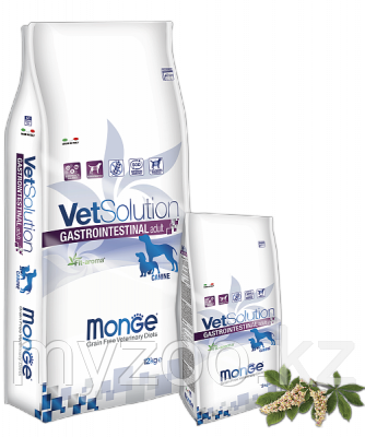 Monge Grain Free Vetsolution Adult Gastrointestinal, Монже сухой корм для собак с проблемами ЖКТ 2кг