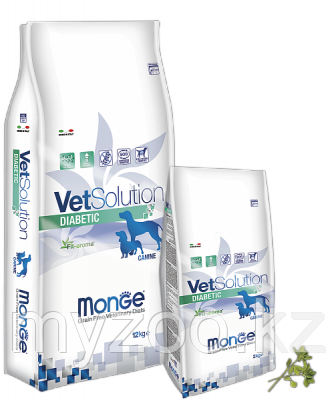 Monge Grain Free Vetsolution Diabetic Canine, Монже сухой корм для собак при диабете, уп. 2кг.