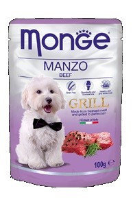 Monge Dog Grill для собак с телятиной, пауч. 100гр.