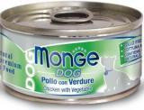 MONGE Dog cans 95 гр Кусочки для собак цыпленок с овощами