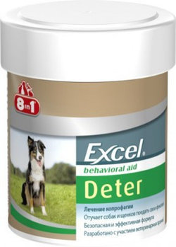 8in1 Excel DETER средство для собак от поедания фекалий, 100таб