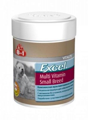 8 in 1 Excel Multivitamin Small Breed, 8в1 Эксель мультивитамин для мелких собак, уп. 70 табл.