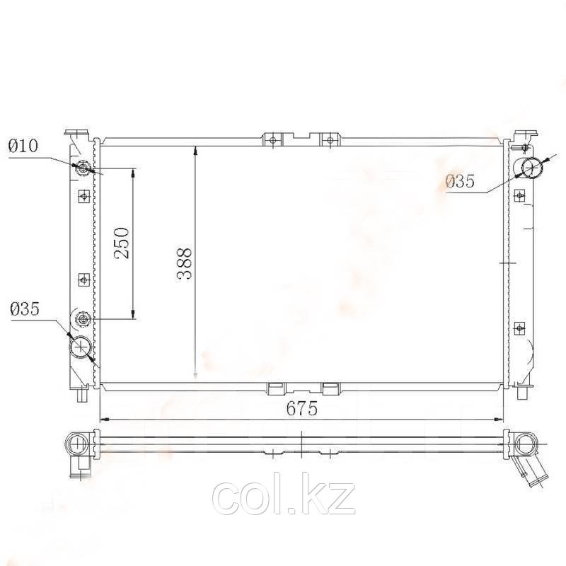 Радиатор MAZDA EUNOS/MILLENIA/XEDOS V6 94-99