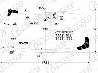 Стекло лобовое с датчиком дождя в клей CADILLAC ESCALADE CHEVROLET TAHOE 06-14