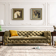 Современный бархатный диван, фото 2